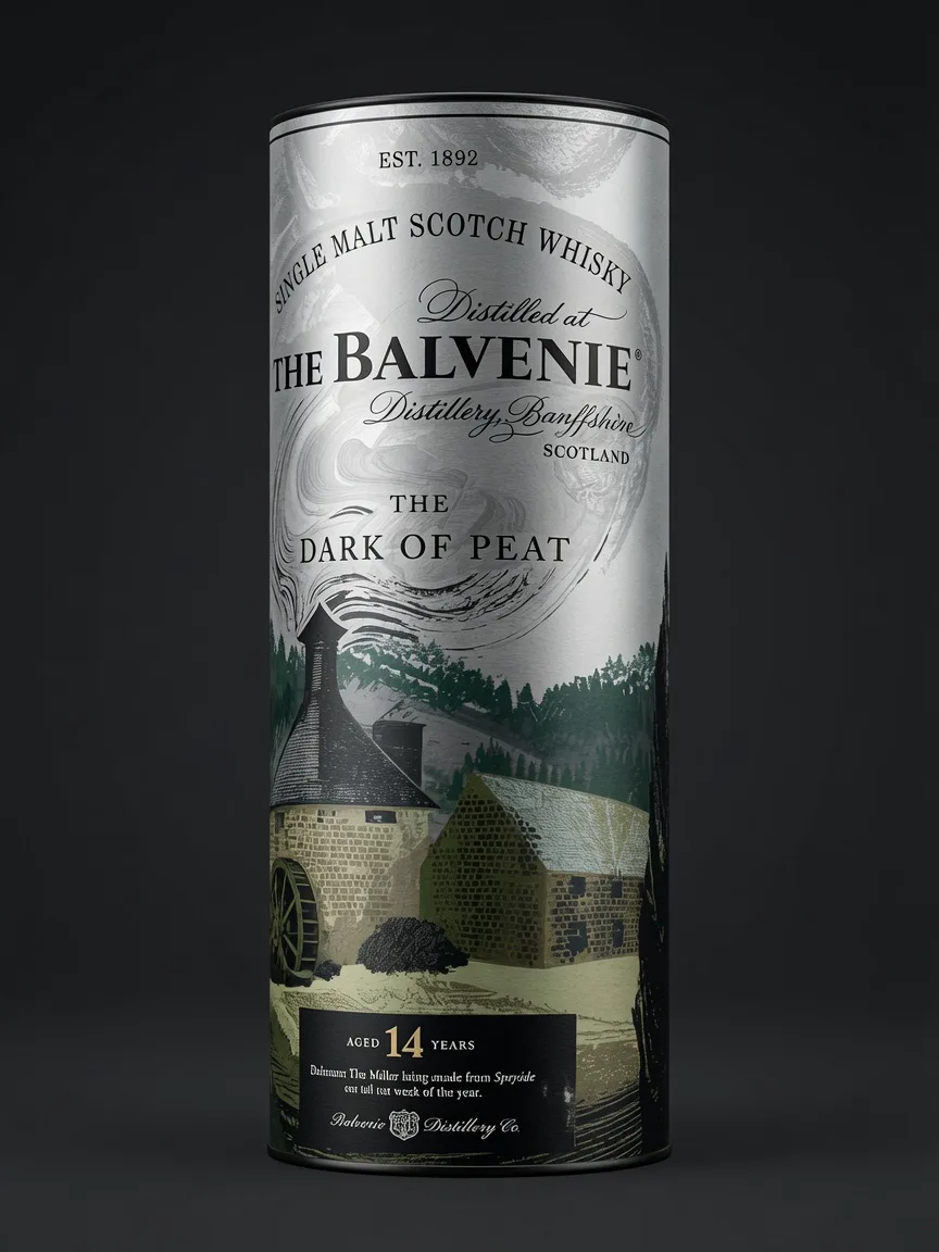 The Balvenie The Dark of Peat 14 Años
